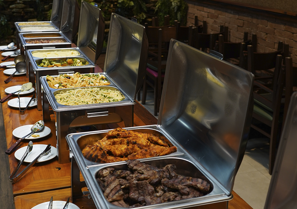 Buffet de almoço do Botequim Paulista